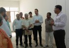 जिलाधिकारी द्वारा तहसील गौरीगंज परिसर में स्थित ई0वी0एम0/वी0वी0 पैट वेयर हाउस (स्ट्रांग रूम) की सुरक्षा व्यवस्था का किया गया निरीक्षण