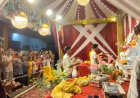 गणपति बप्पा मोरिया के जयकारों से गूंजे पंडाल