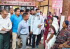 जिलाधिकारी ने जिला पुरुष एवं महिला अस्पताल का किया औचक निरीक्षण