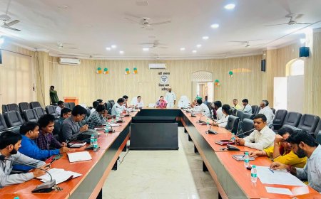 अध्यक्ष जिला पंचायत की अध्यक्षता में सिंचाई बन्धु की बैठक सम्पन्न