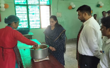 राजकीय पालीटेक्निक में प्रेरणा कैन्टीन का मुख्य विकास अधिकारी ने किया शुभारम्भ