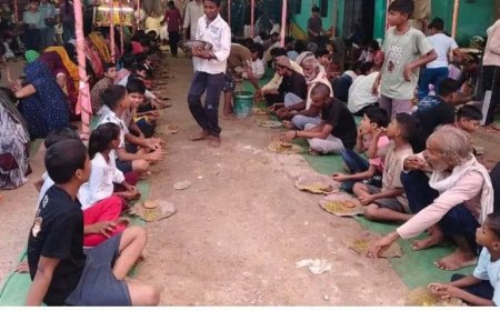 कुरारा में 24वें 17 दिवसीय धार्मिक महासाधना महोत्सव का विश्राम महाभंडारे के साथ हुआ