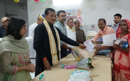 बेटी बचाओ-बेटी पढ़ाओ योजना के अंतर्गत संयुक्त जिला चिकित्सालय में मनाया गया कन्या जन्मोत्सव