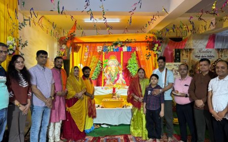 रेडिको आवासीय कॉलोनी में श्रद्धा एवं उत्साह के साथ गणपति विसर्जन सम्पन्न