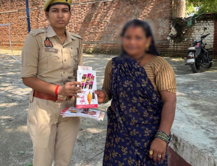 पुलिस अधीक्षक के निर्देशन में मिशन शक्ति-5.0 के द्वितीय चरण के पुलिस द्वारा चलाया गया जागरूकता अभियान