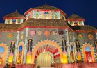 सद्भावना सांस्कृतिक समिति, सहारा स्टेट का दुर्गा पूजा पण्डाल ‘लोकचित्र एवं टेराकोटा विलेज टेंपल’ थीम पर आधारित