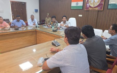 एनसीसी कैडेट्स के सर्वांगीण विकास के लिए जिलाधिकारी की अध्यक्षता में बैठक आयोजित
