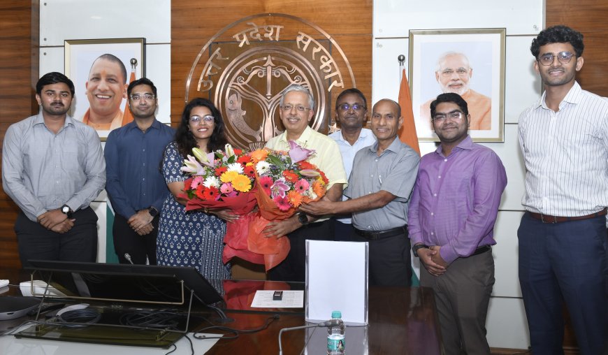मुख्य सचिव से आईएफएस प्रशिक्षु अधिकारियों ने की शिष्टाचार भेंट