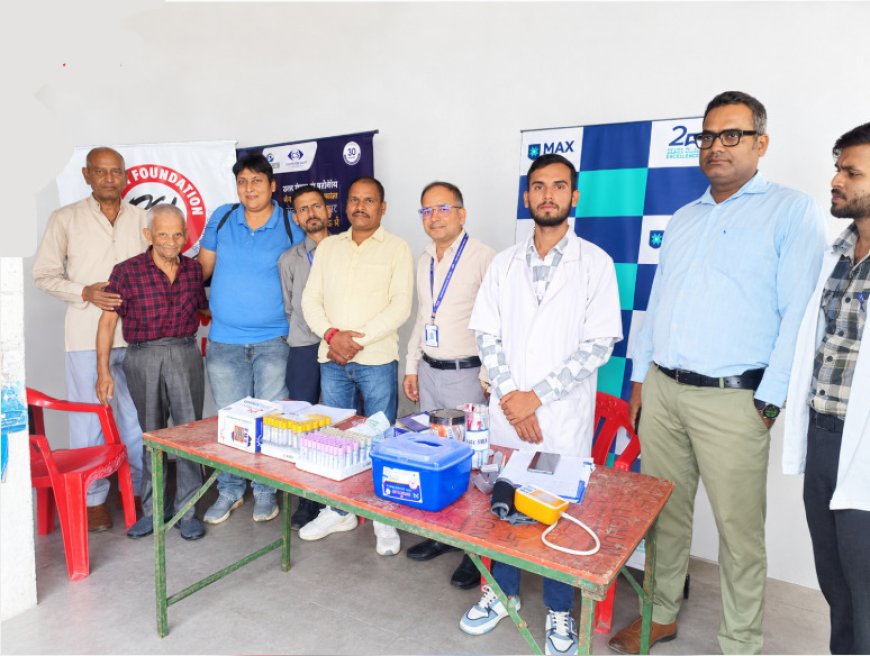 खुशी फॉउण्डेशन एवं गणेश मार्केट व्यापार मंडल के संयुक्त तत्वावधान में निःशुल्क स्वास्थ्य शिविर आयोजित